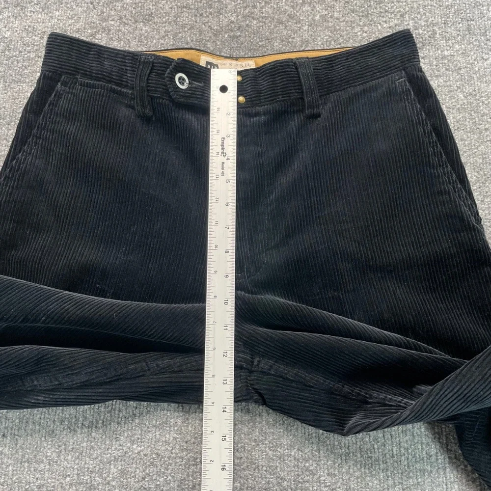 Gap Corduroy Pants Men's 34x30 Black Wide Wale Cotton Khaki